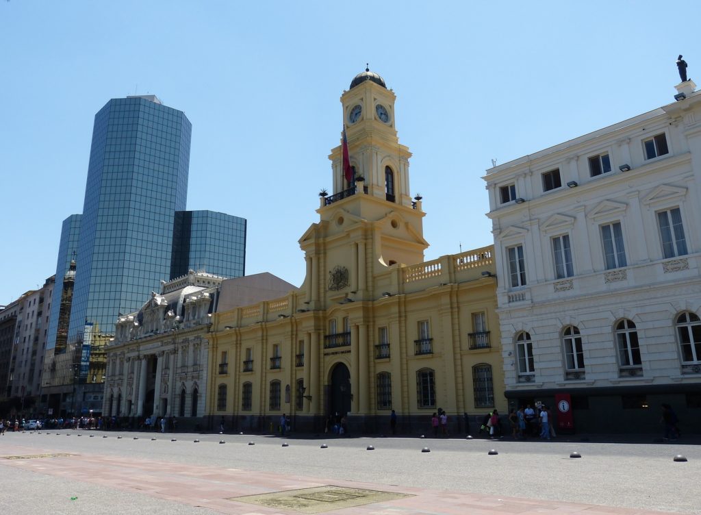 centro historico de santiago do chile