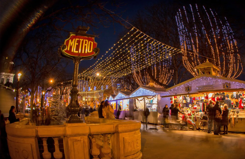 mercados de natal em Paris