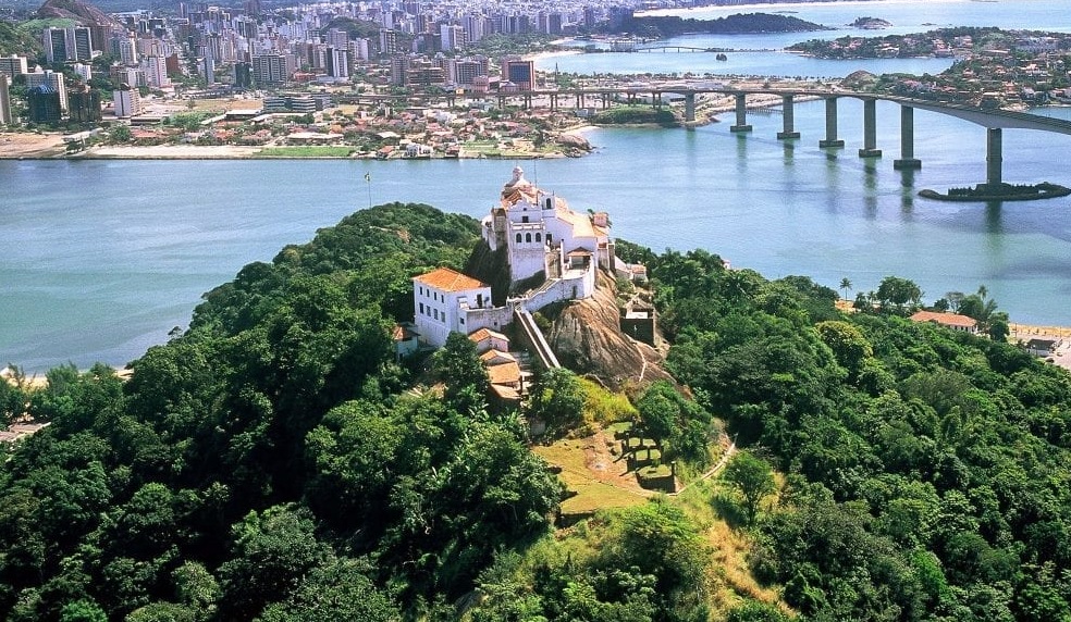 Pontos turisticos do Brasil  e no espirito santo o convento da penha