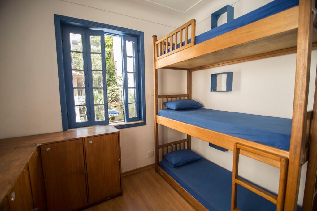 dormitório do hostel Ipanema Beach House dos melhores hostels do rio de janeiro, localizado em Ipanema